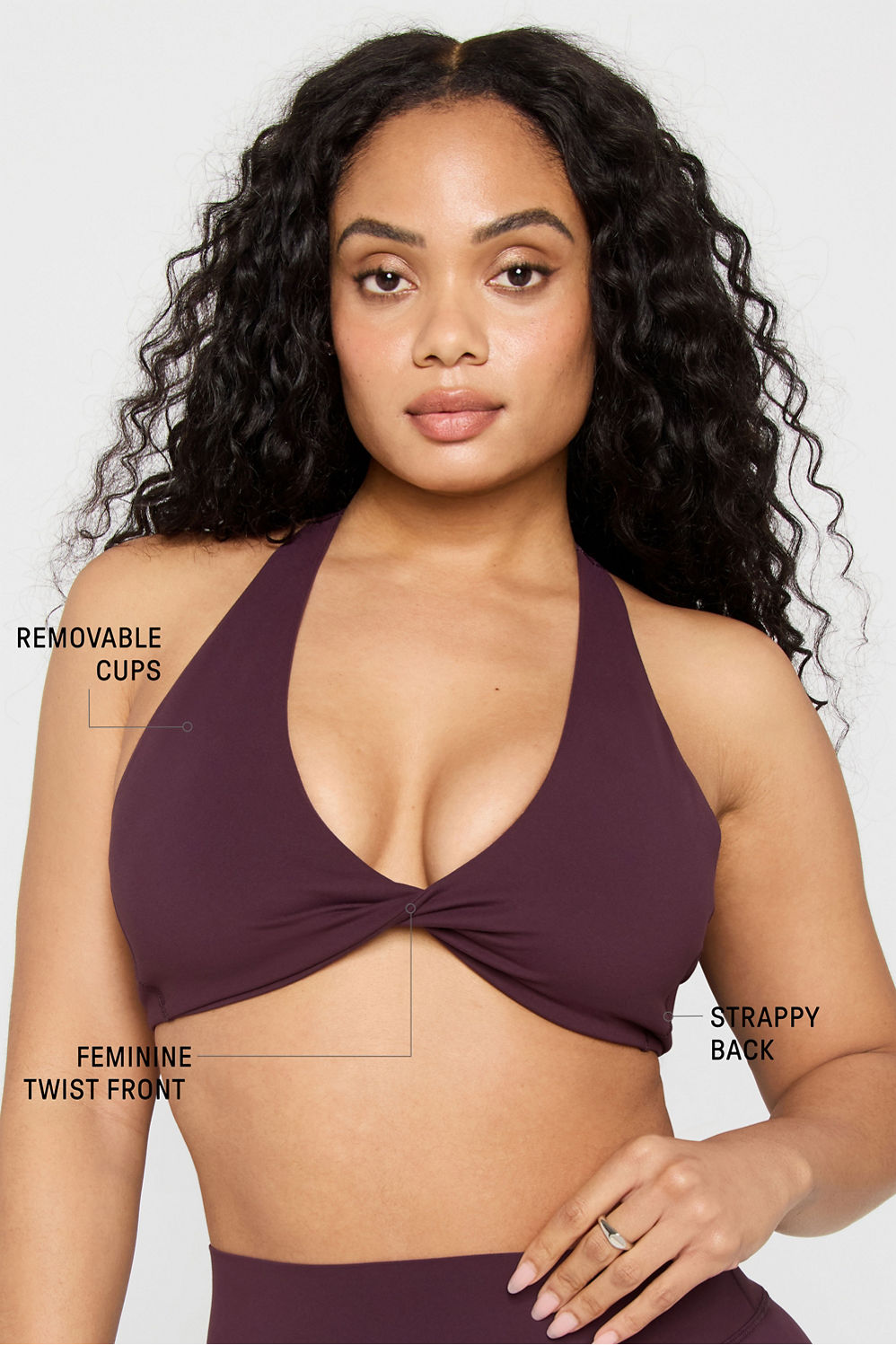 PURELUXE PLUNGE LOW IMPACT BRA