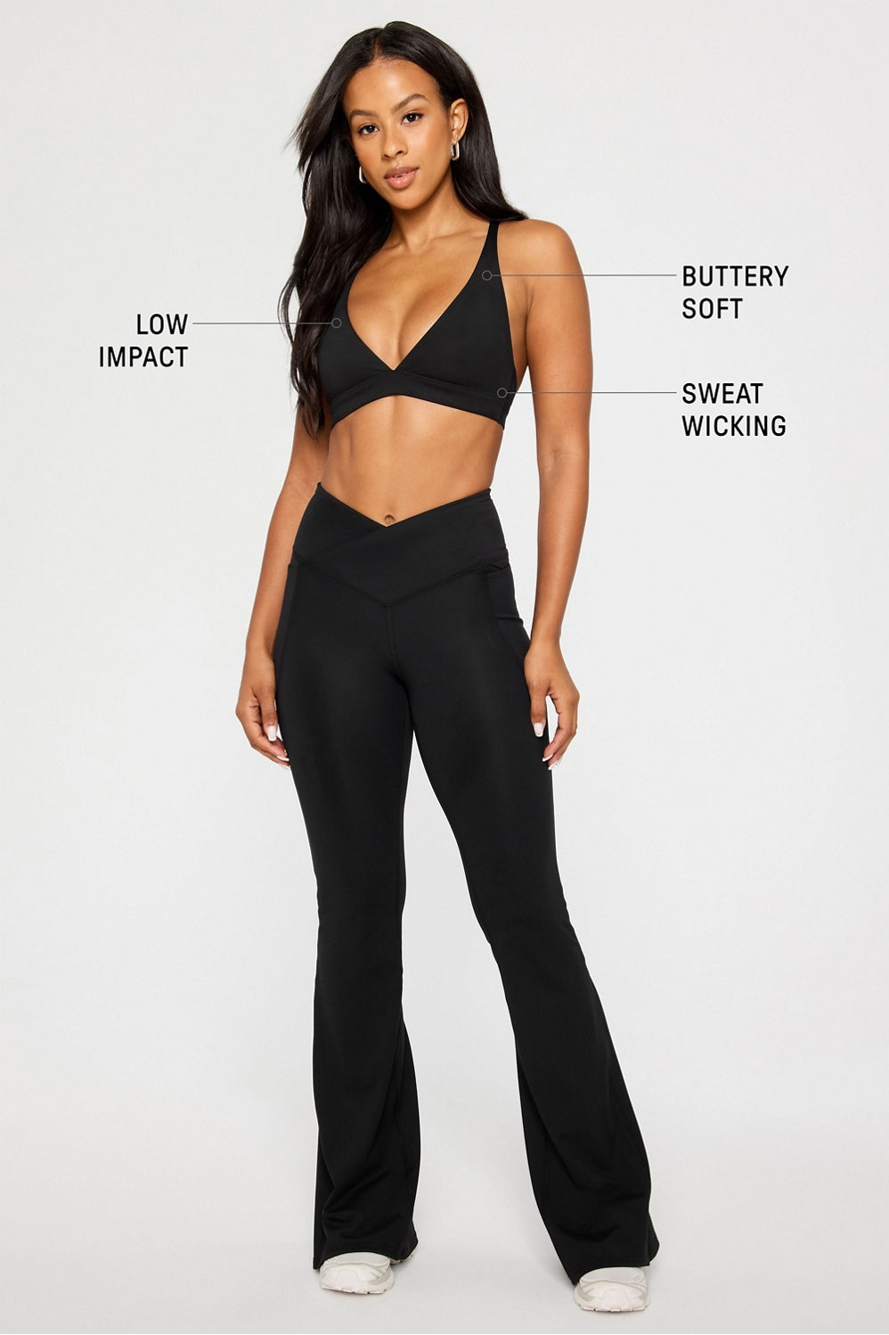 LOW IMPACT PURELUXE TRIANGLE BRA