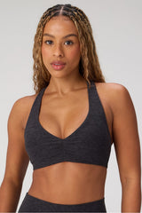 HEATHERFLEX RUCHED BRA