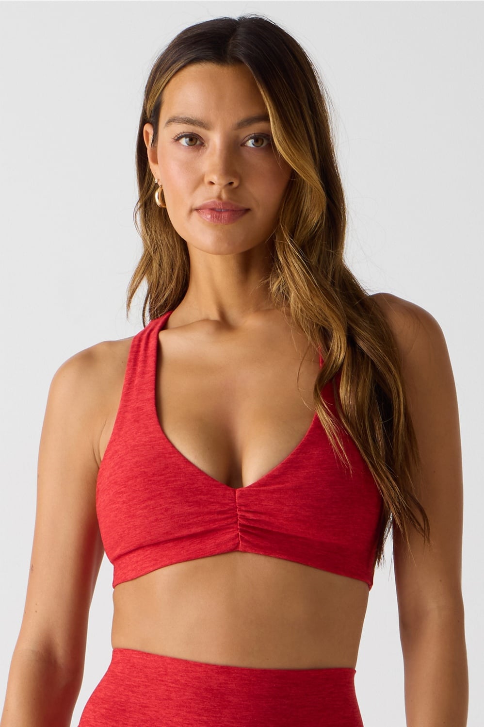 HEATHERFLEX RUCHED BRA