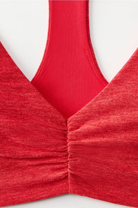 HEATHERFLEX RUCHED BRA