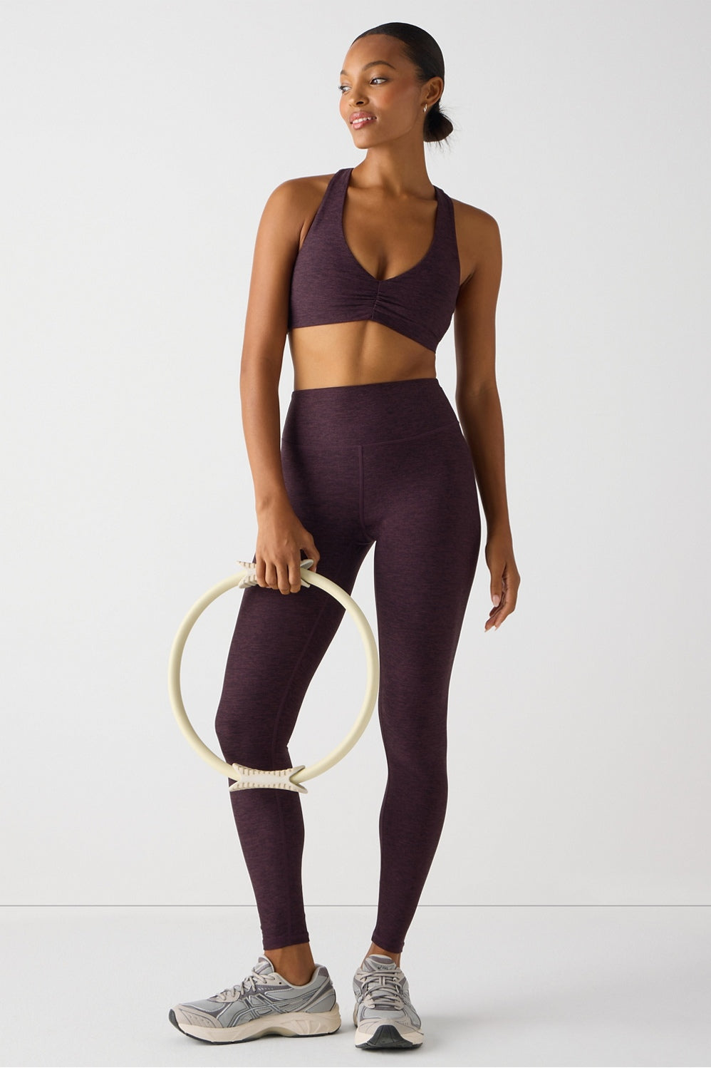 HEATHERFLEX RUCHED BRA