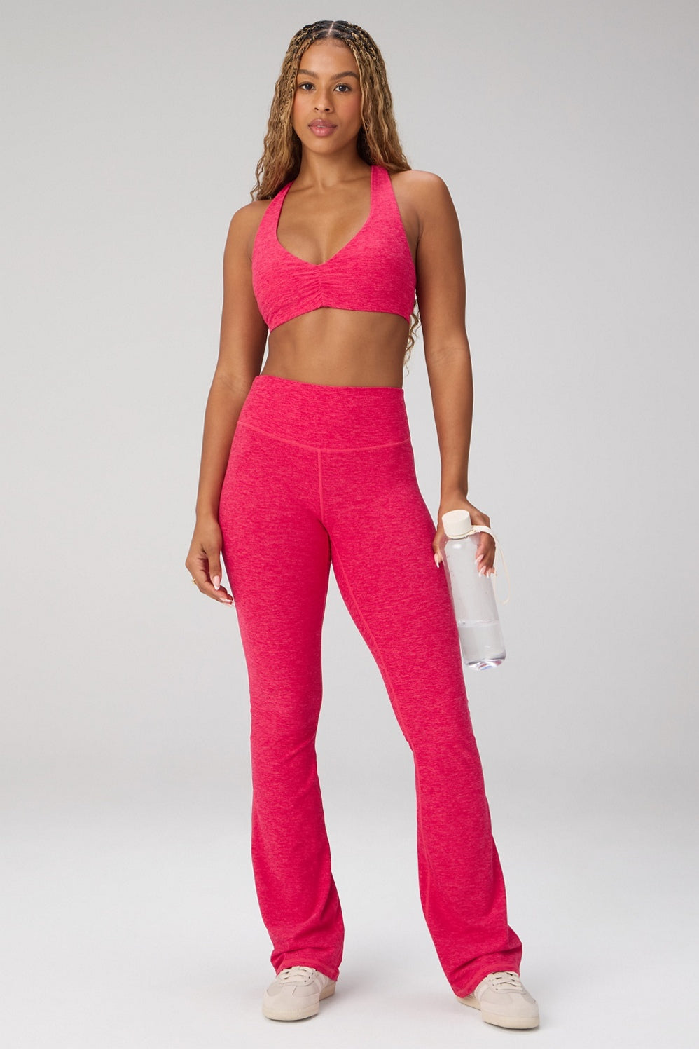 HEATHERFLEX RUCHED BRA