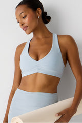 HEATHERFLEX RUCHED BRA