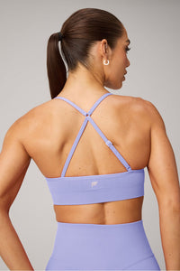 SEAMLESS V-NECK LOW IMPACT BRA