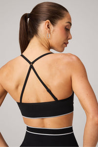 SEAMLESS V-NECK LOW IMPACT BRA