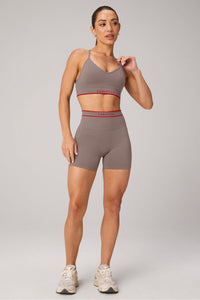SEAMLESS V-NECK LOW IMPACT BRA
