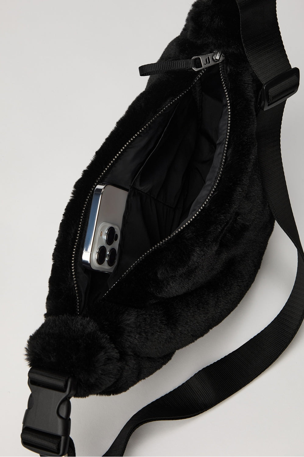 THE FAUX FUR SLING BAG