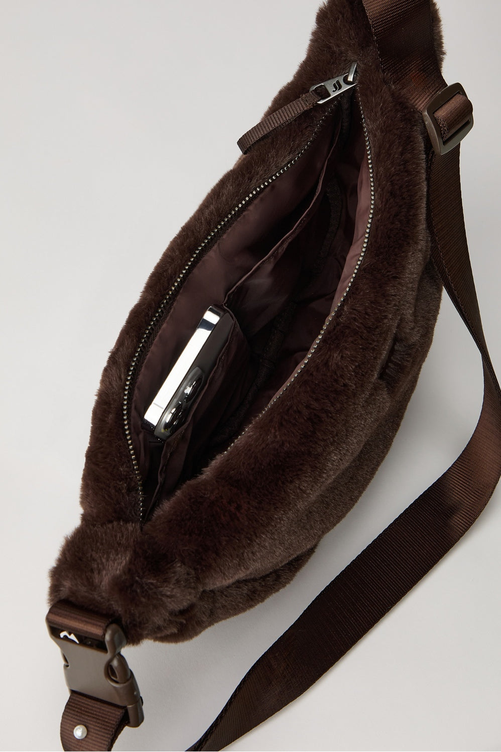 THE FAUX FUR SLING BAG