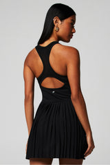 HOT SHOT PLEATED CLASSIC MINI DRESS