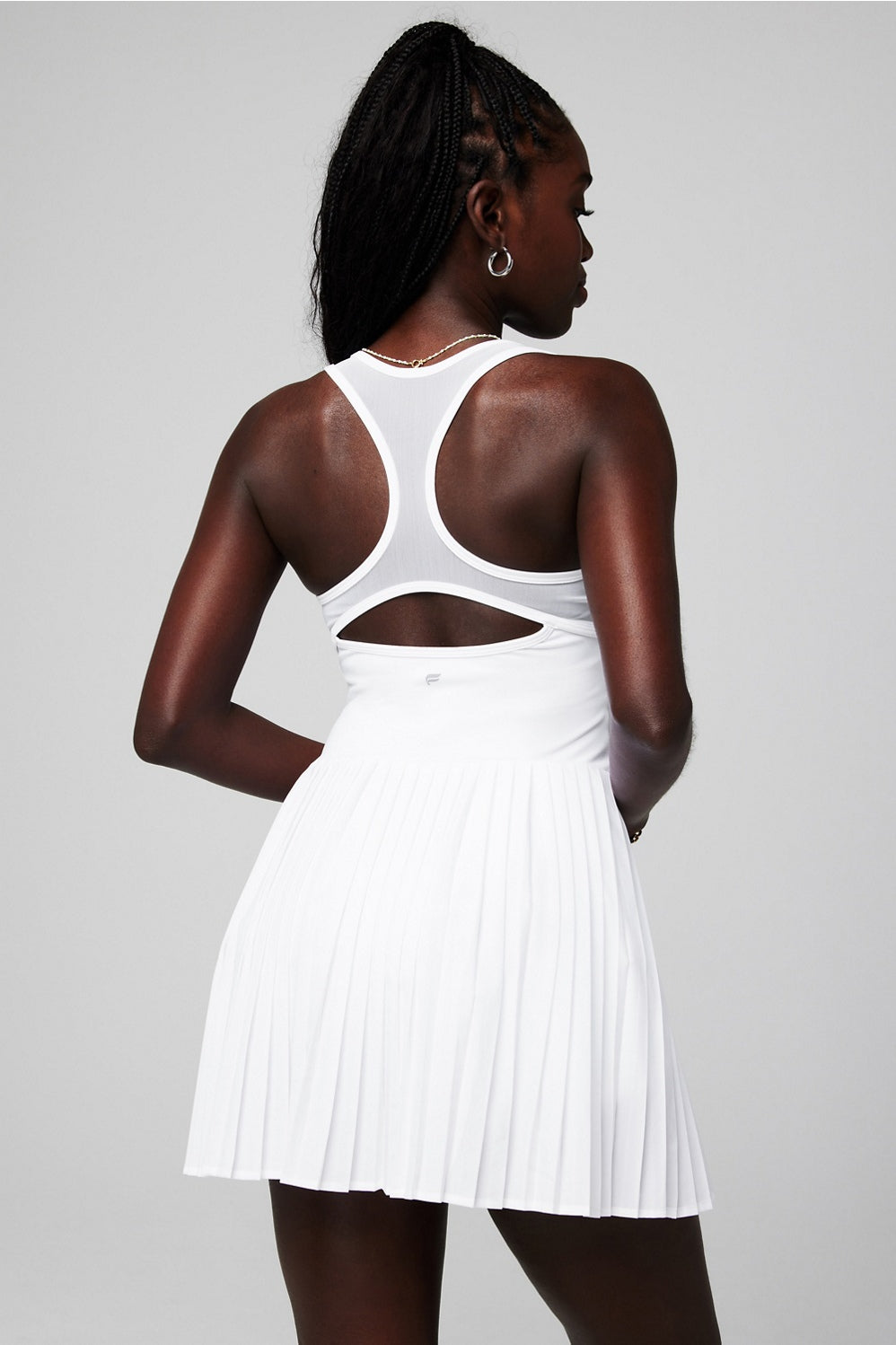 HOT SHOT PLEATED CLASSIC MINI DRESS