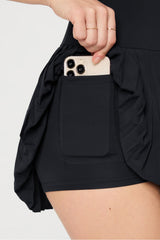 HOT SHOT PLEATED DRESS- SHORT