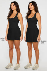 HOT SHOT PLEATED DRESS- SHORT