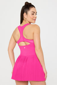 HOT SHOT PLEATED DRESS- SHORT