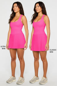 HOT SHOT PLEATED DRESS- SHORT