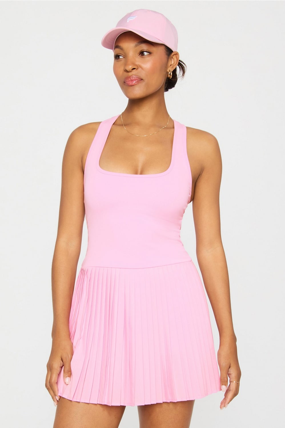 HOT SHOT PLEATED DRESS- SHORT