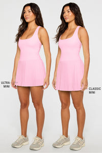 HOT SHOT PLEATED DRESS- SHORT