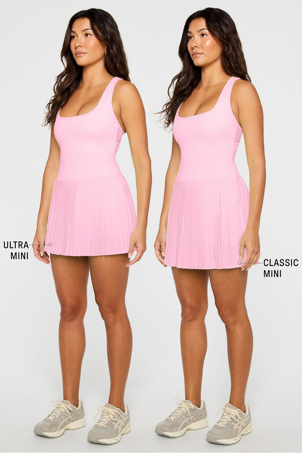 HOT SHOT PLEATED DRESS- SHORT