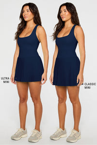 HOT SHOT PLEATED DRESS- SHORT