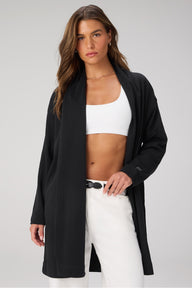 YEAR ROUND TERRY OVERSIZED CARDIGAN