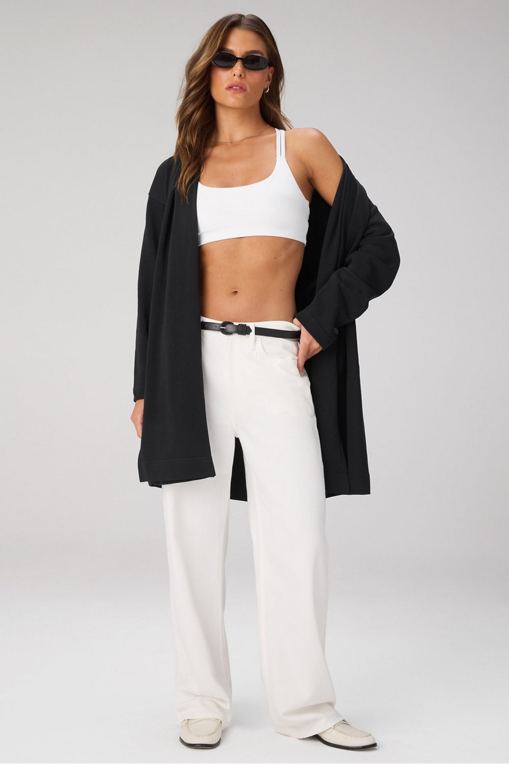 YEAR ROUND TERRY OVERSIZED CARDIGAN