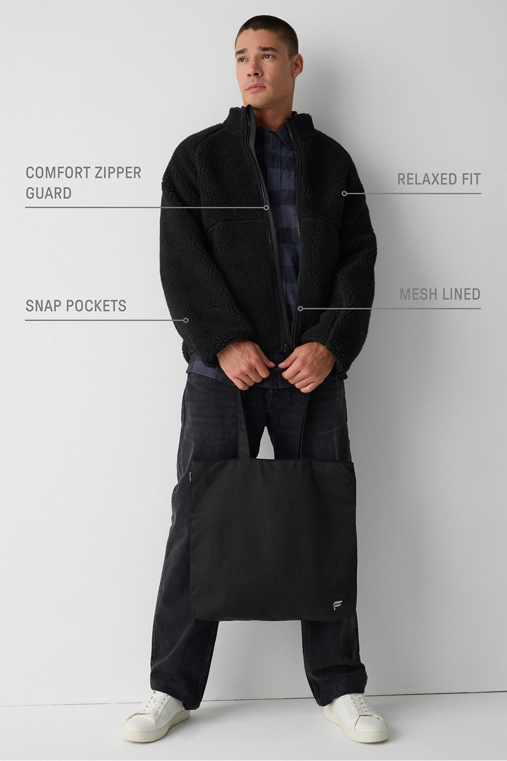 THE SUMMIT HIGH PILE FLEECE JACKET