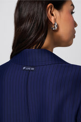 PINSTRIPE CROPPED BLAZER