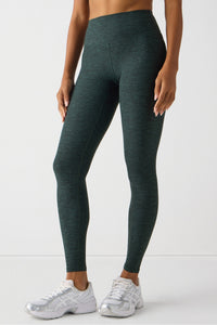HEATHERFLEX HIGH-WAISTED TLC LEGGING-SHORT