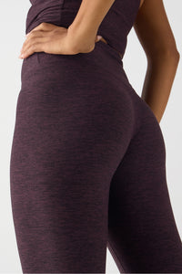 HEATHERFLEX HIGH-WAISTED TLC LEGGING-SHORT