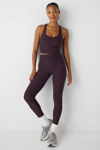 HEATHERFLEX HIGH-WAISTED TLC LEGGING-SHORT