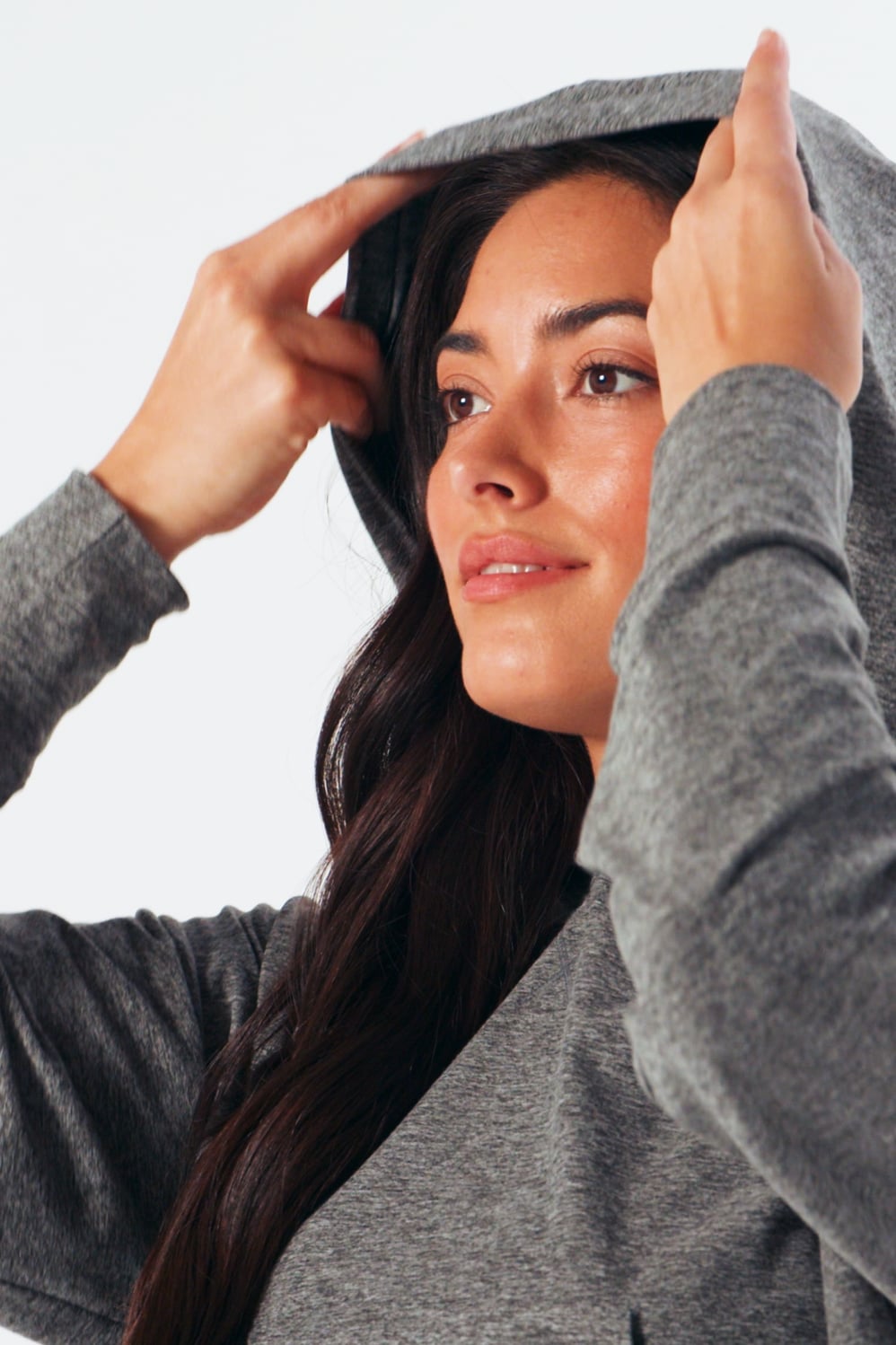 CLOUD JERSEY CROPPED HOODIE