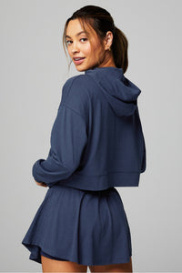 CLOUD JERSEY CROPPED HOODIE