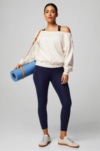 YEAR ROUND TERRY OFF SHOULDER SWEATSHIRT