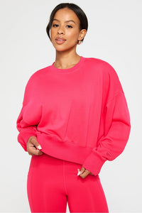 YEAR ROUND TERRY CREW NECK SWEATSHIRT