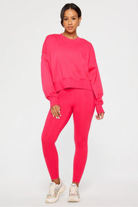 YEAR ROUND TERRY CREW NECK SWEATSHIRT