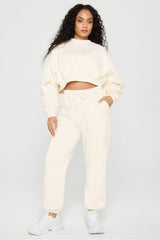 WEEKEND CROPPED SWEAT SHIRT