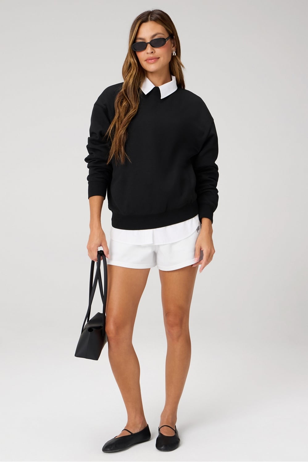 COZY FLEECE CREW NECK SWEAT SHIRT