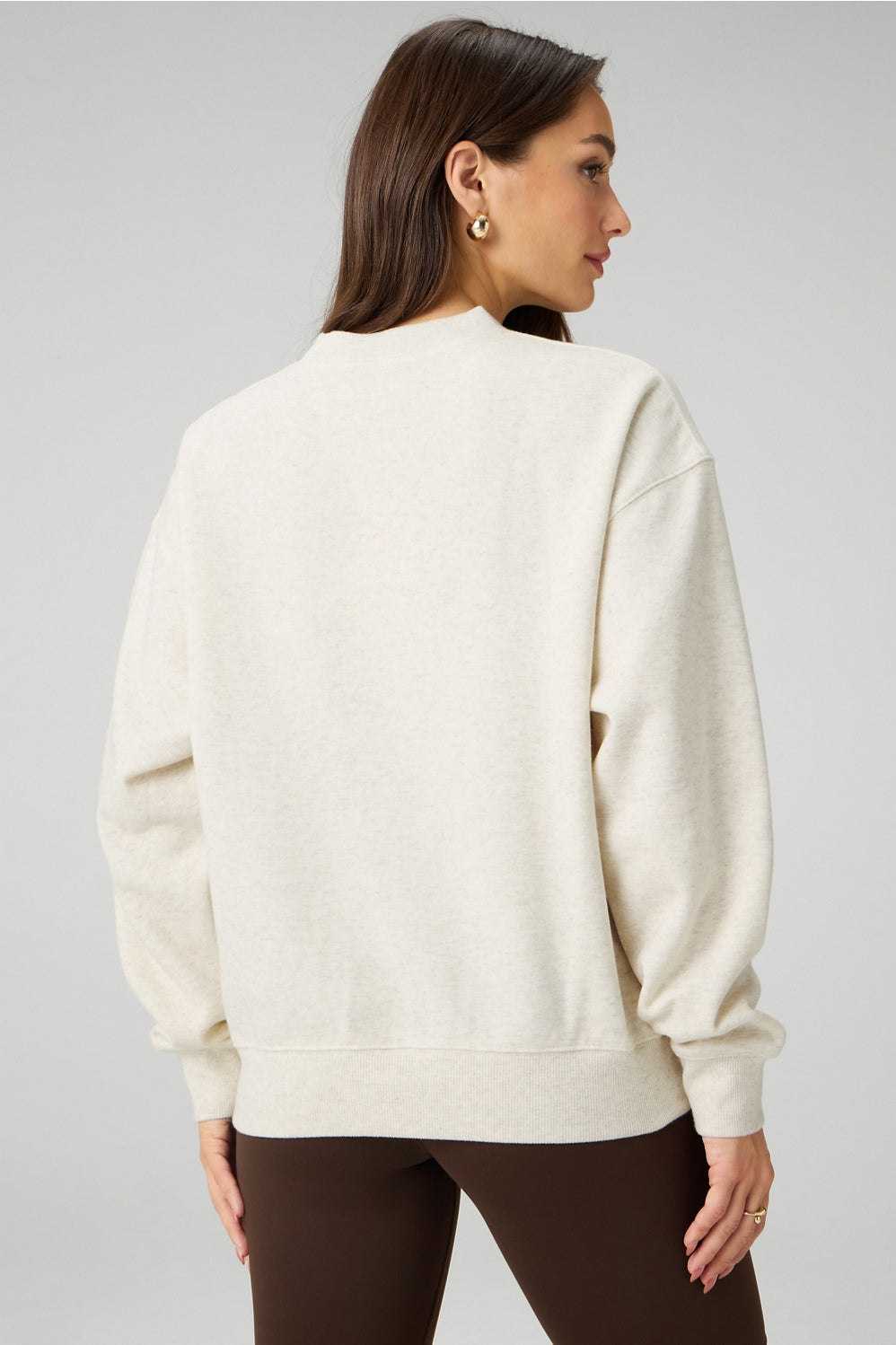 COZY FLEECE CREW NECK SWEAT SHIRT