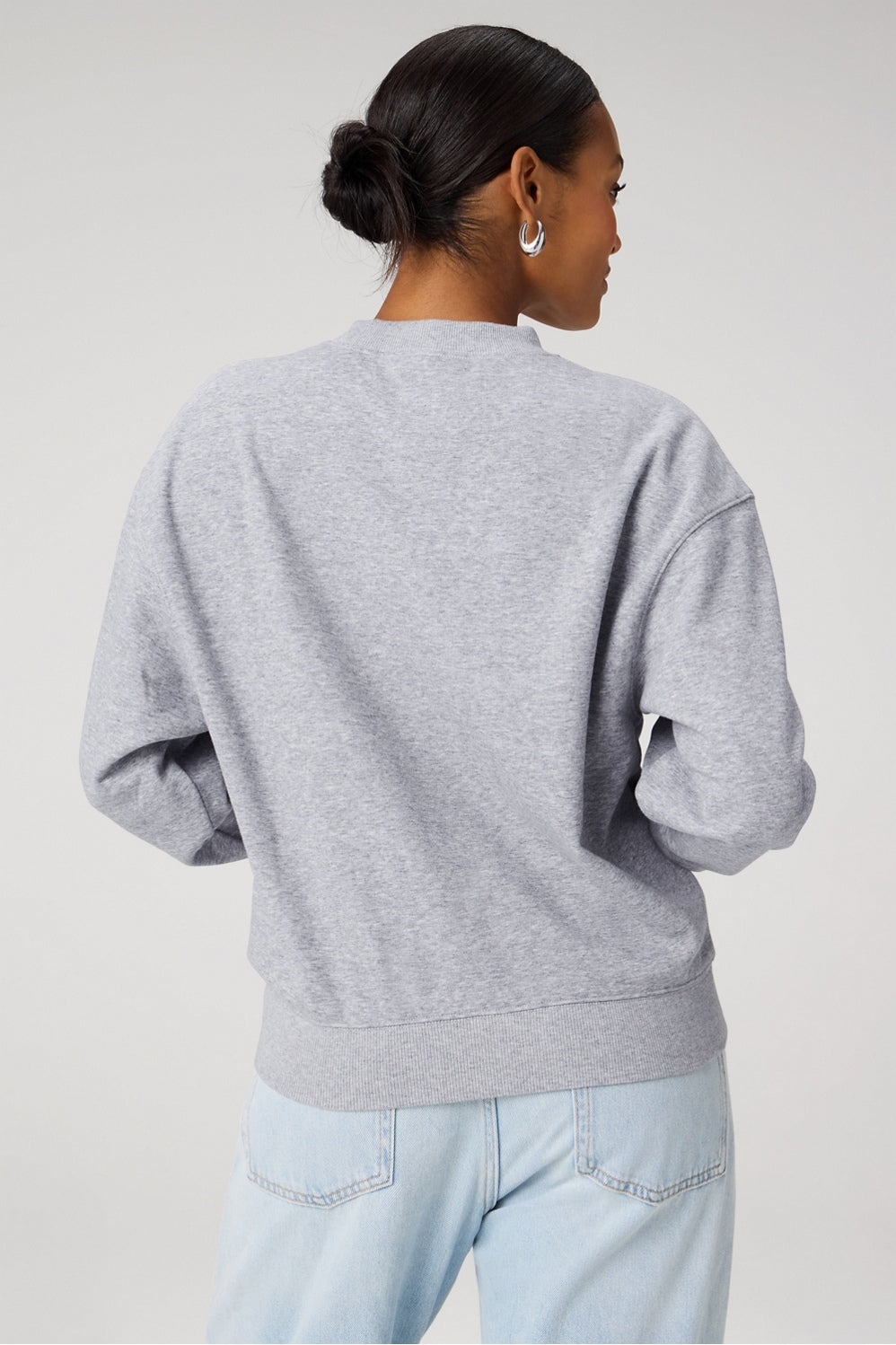COZY FLEECE CREW NECK SWEAT SHIRT