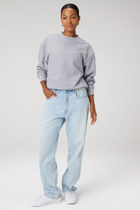 COZY FLEECE CREW NECK SWEAT SHIRT