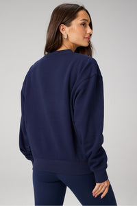 COZY FLEECE CREW NECK SWEAT SHIRT
