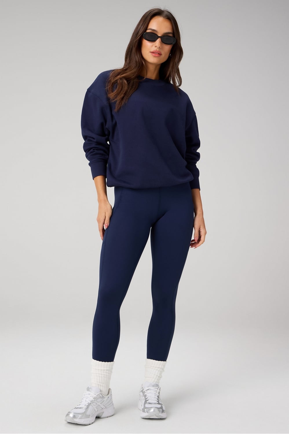 COZY FLEECE CREW NECK SWEAT SHIRT