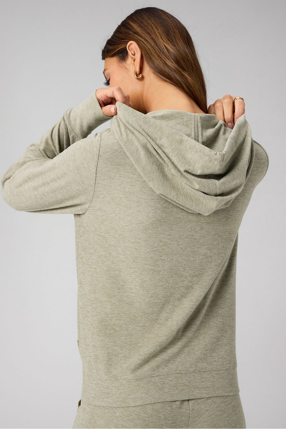 CLOUD JERSEY FULL ZIP HOODIE
