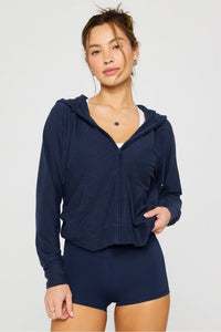 CLOUD JERSEY FULL ZIP HOODIE