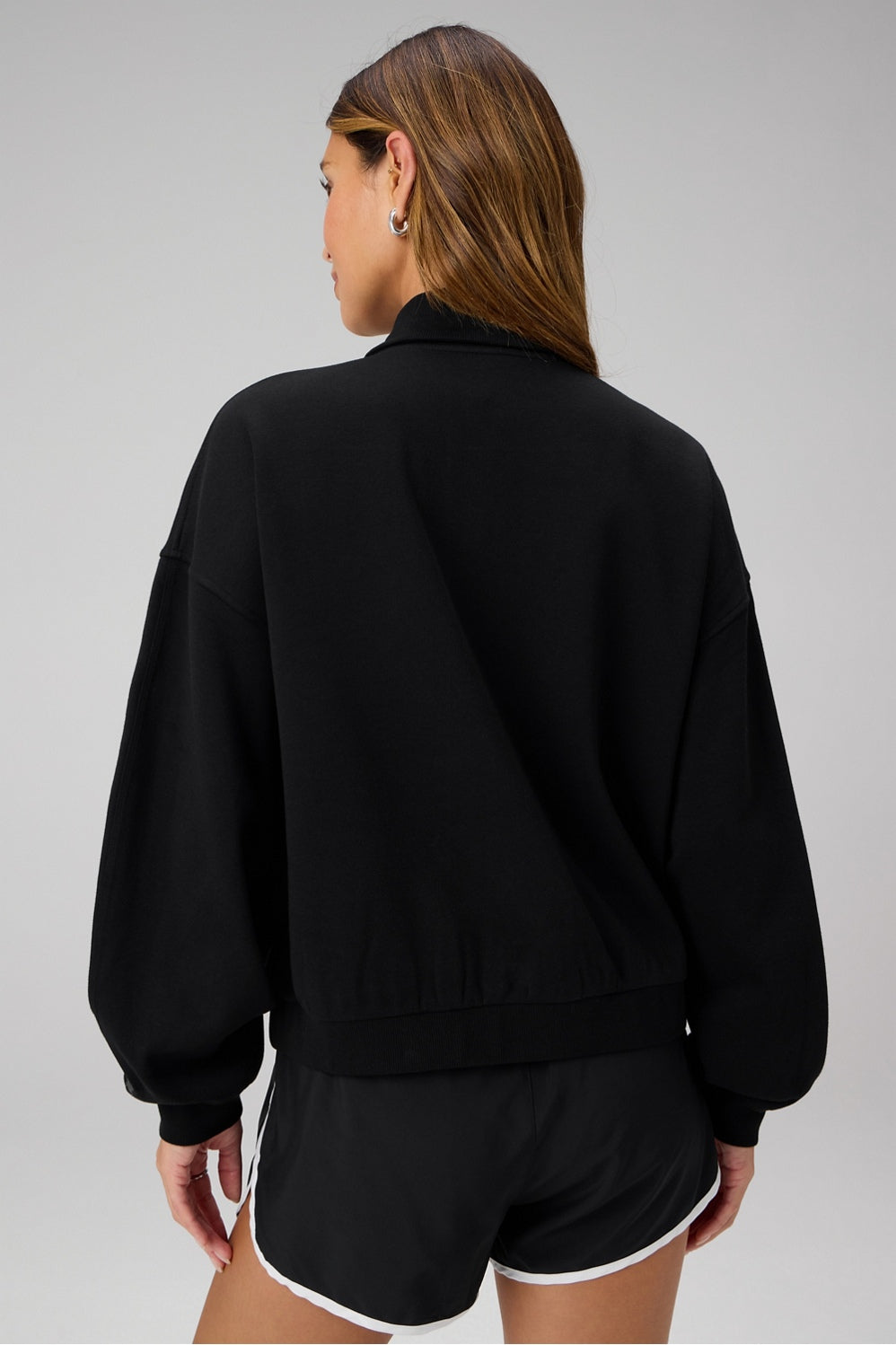 COZY FLEECE RELAXED HALF ZIP