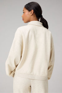 COZY FLEECE RELAXED HALF ZIP