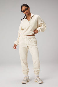 COZY FLEECE RELAXED HALF ZIP