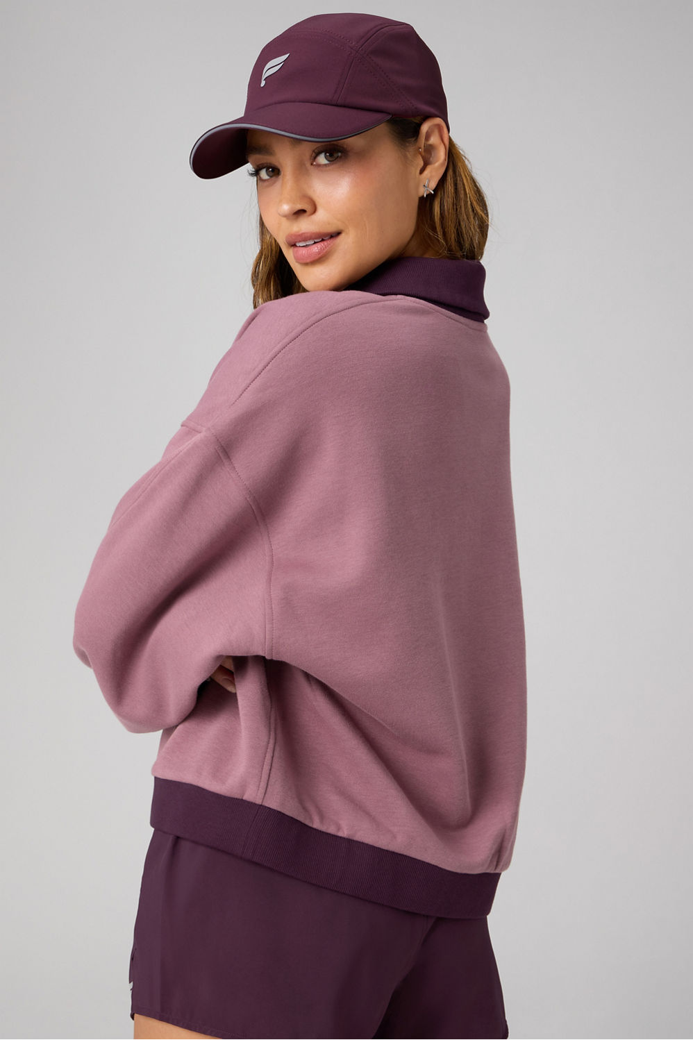 COZY FLEECE RELAXED HALF ZIP