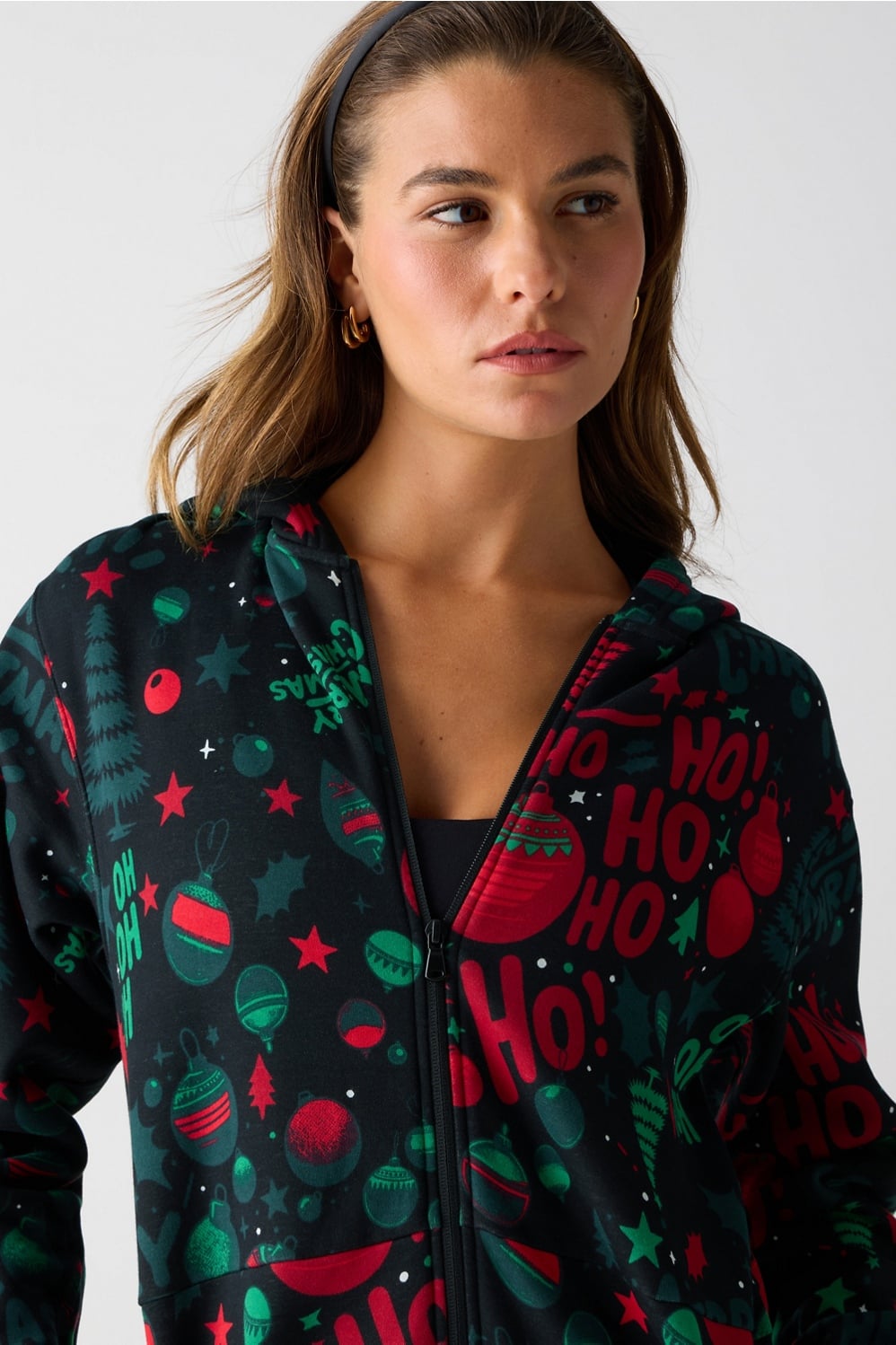 COZY FLEECE HOODED ONESIE