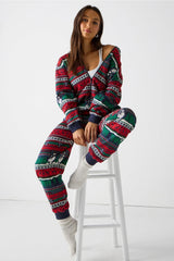 COZY FLEECE HOODED ONESIE